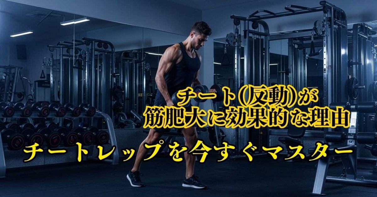 チート（反動）を使った筋トレ